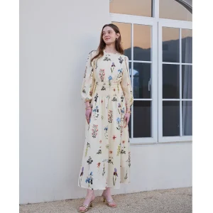 AP SS26 Women Smock Floral Dress Sweet Style